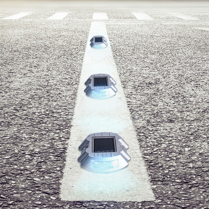 Solar Road Stud Light Aluminum Alloy Solar Powered Outdoor Waterproof