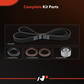 A-Premium Engine Timing Belt Kit Compatible with Chrysler Concorde/LHS/Intrepid 1995-1997, New Yorker 1995-1996 & Dodge Intrepid 1995-1997 & Eagle Vision 1995-1997 & Plymouth Prowler 1997-3.5L