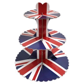 Union Jack Tableware Olympics Great Britain GB Flag - Cupcake Stand