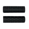 Hexagon Pattern Black Non-Slip Bike Handle Bar Grips, Designed to