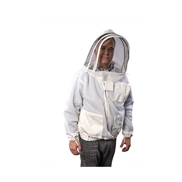FOREST BEEKEEPING SUPPLY Ventilated Jacket - Clear View Fencing Veil