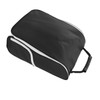 Golf Shoe Bag Convenient PU Leather Black Waterproof Dustproof Sport