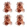 Foil Ceiling Decorations Rose Gold Christmas 2 Tone - Set
