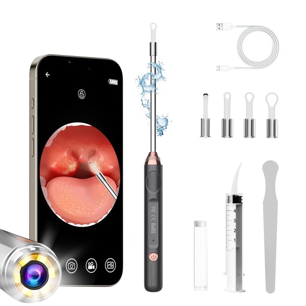 Sinkawa Tonsil Stone Remover with Camera，Tonsil Stone Removal Tool with