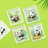 Unigift 6 Pcs Panda Mini Spiral Notebooks,Cartoon Animal Panda Bear