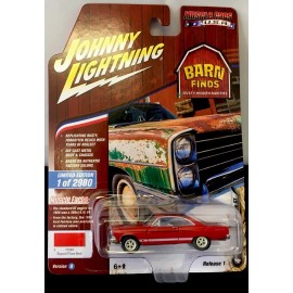JOHNNY LIGHTNING BARN FINDS 1966 FORD FAIRLANE GT RR TIRES RELEASE 1 RED