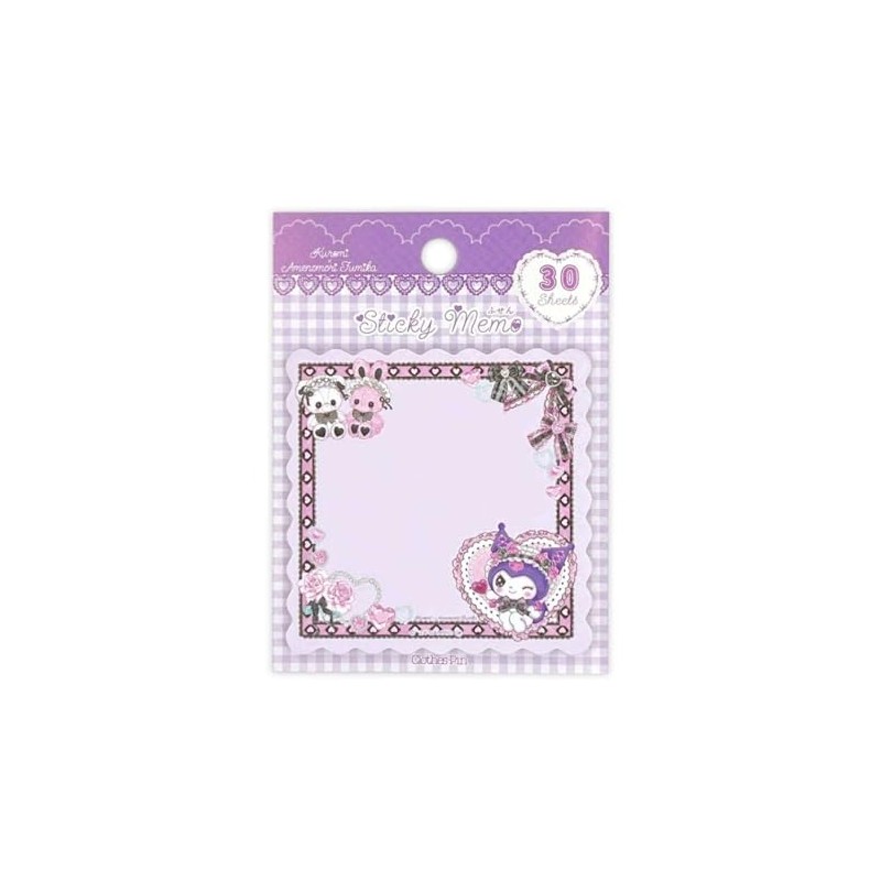 Kuromi [Sticky Notes] Fusen Sanrio