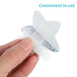 Baluue Vendajes Adhesivos Con Purpurina Estrella 100 Piezas Transpirables Y Pequeños Para Cuidado De Heridas En Niños Y Adultos Ideal Para Cortes Y Rasguños
