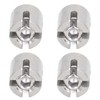 10 Pcs Cross Wire Rope Clip M10 Thread 316 Stainless