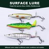 TABKSOLA Whopper Plopper, 13cm/16g Surface Bait with Propeller Tail for