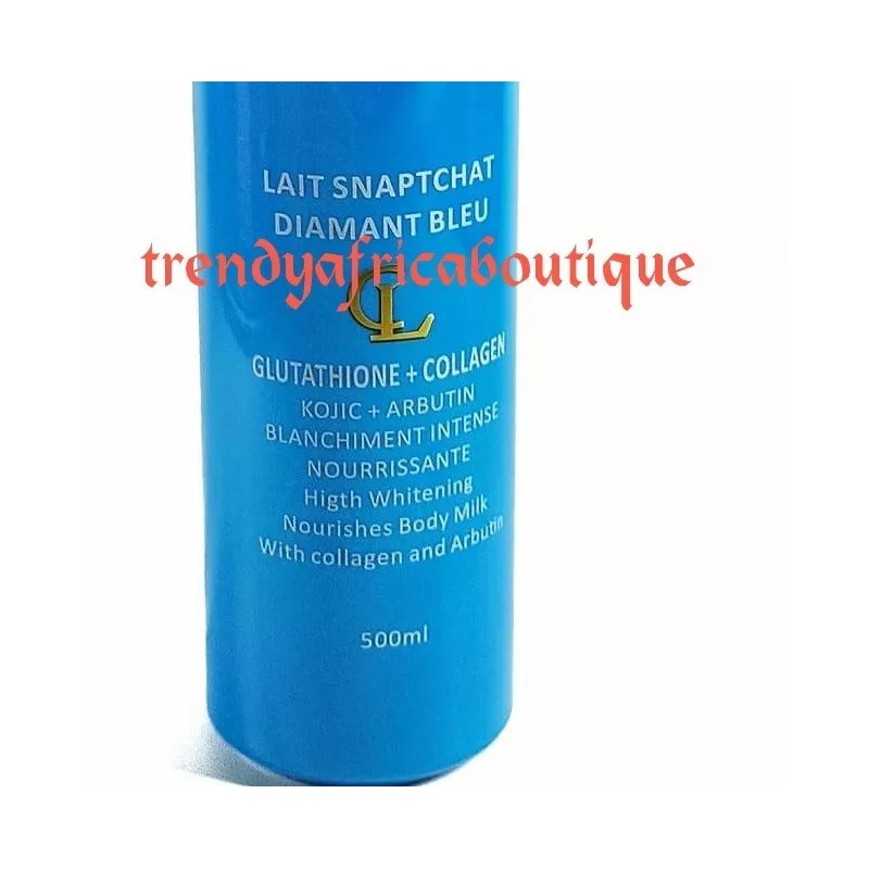 Luxe 2pc. Lait snapchat Diamant blue Glutathione & Collagen lotion