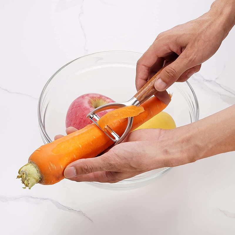 FLYAMAPIRIT Stainless Steel Peeler Kitchen Fruit Vegetable Peeling Tool with
