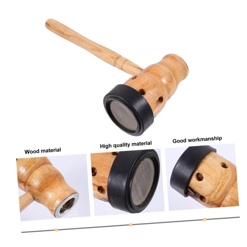 Gatuida 3 pcs Portable Wooden Moxibustion Box Handheld Moxa Sticks