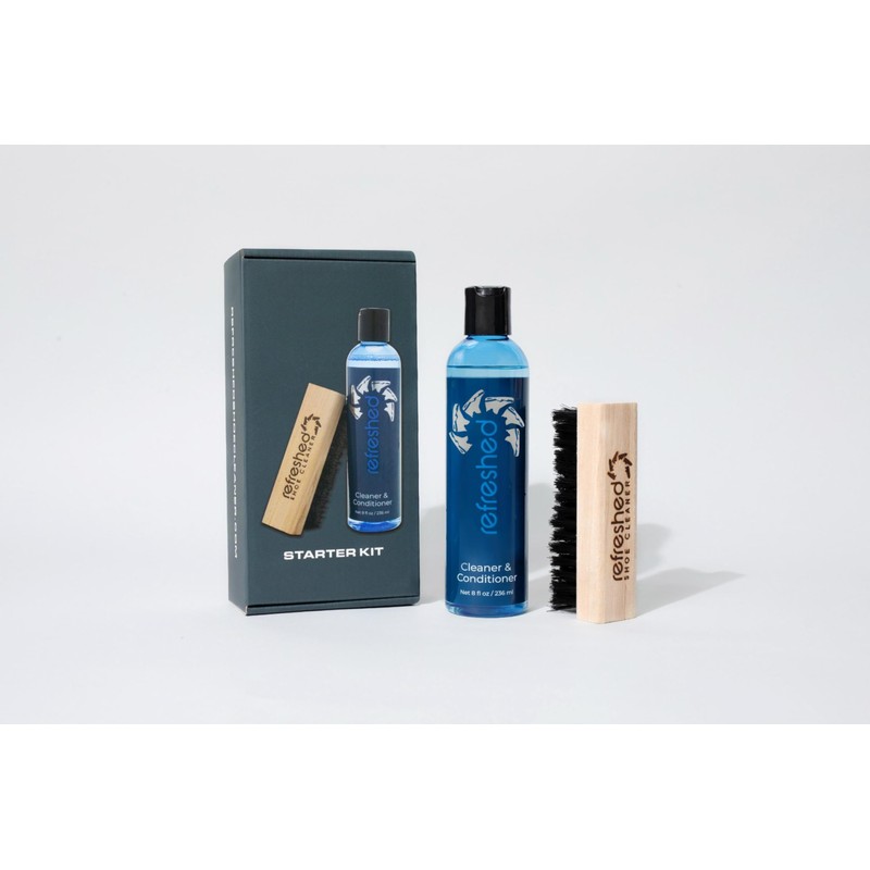 Refreshed Shoe Cleaner & Conditioner | 1x Cleaning Solution, 1x