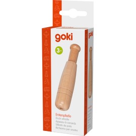 goki 61850 - Duck Whistle - Wooden Animal Whistle for Kids 12.5cm Long