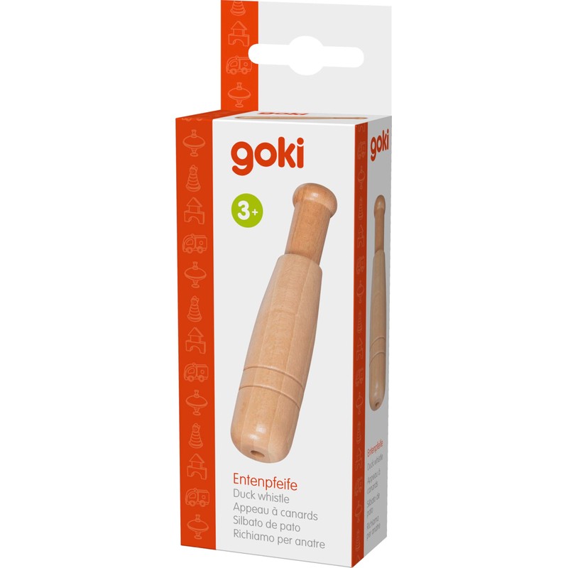 goki 61850 - Duck Whistle - Wooden Animal Whistle for