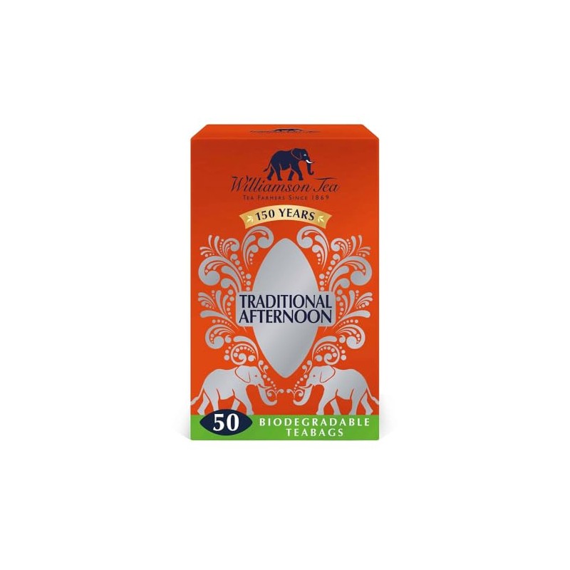 Williamson Traditional English Afternoon 50 bags 125g (Pack of 6)
