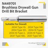 N435495 Drywall Gun Nose Cone，N449701 619773-02 Drywall Gun Bit Holder