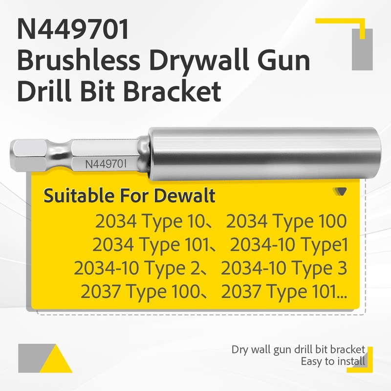 N435495 Drywall Gun Nose Cone，N449701 619773-02 Drywall Gun Bit Holder