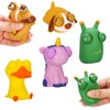Xinstroe Pack of 4 Funny Squishy Squeeze Toy, Stress Squeeze