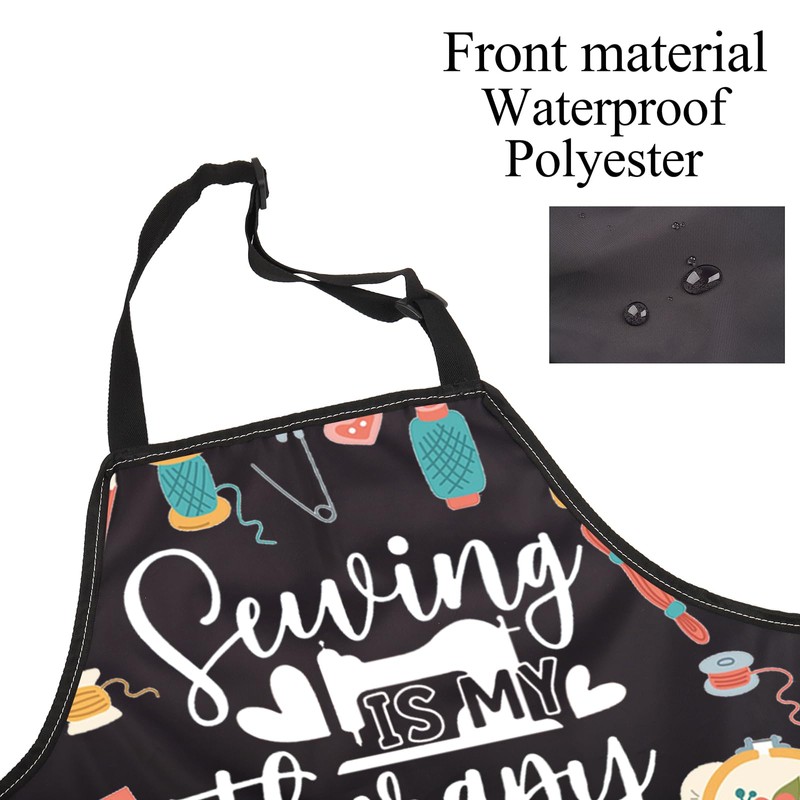 ENSIANTH Sewing Aprons for Women with Pockets Quilting Gifts for
