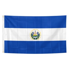 Salvador Flag 3x5 Feet Polyester Fiber Salvador Flag in Bright Colors with Brass Grommets for Yards, Gardens, Celebrations, Indoor and Outdoor Decoration