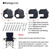 KK magsun Camping Chair Repair Accessories, 2 Pack Upper Back