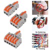 AITRIP 26Pcs Compact Splicing Wire Connectors Assortment Pack Lever Connector