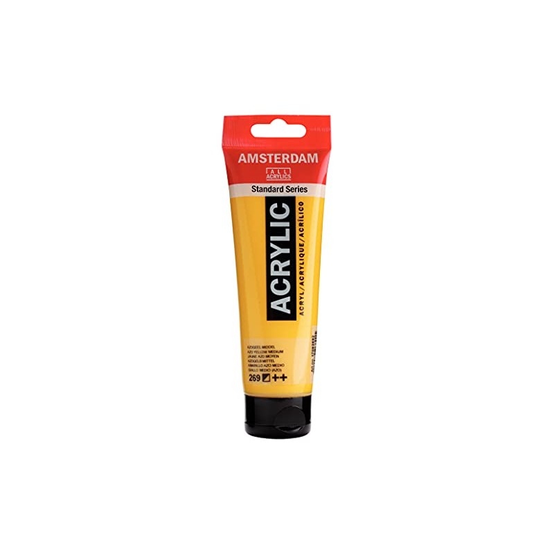 Amsterdam Acrylic 120ml Paint - Azo yellow medium