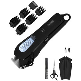 TCMKY Hair Clippers for Men Cordless&Corded Barber Clippers for Hair Cutting & Grooming Professional Hair Trimmer for Men Rechargeable Hair Trimmer Kit for Household(Black)