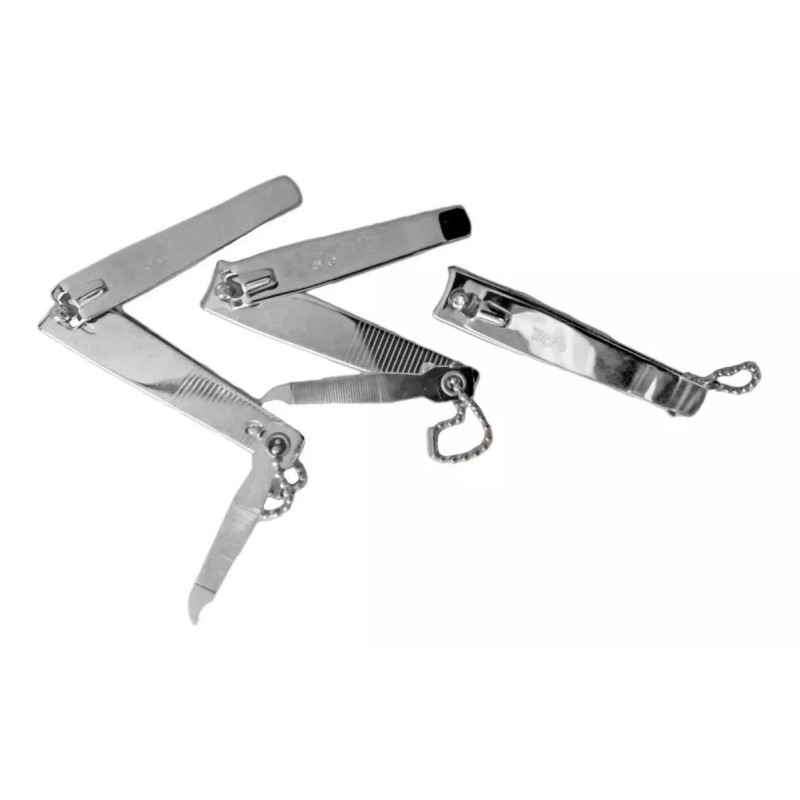 TRY Cortauñas Grande Liso Con Lima Super Try 12 Piezas