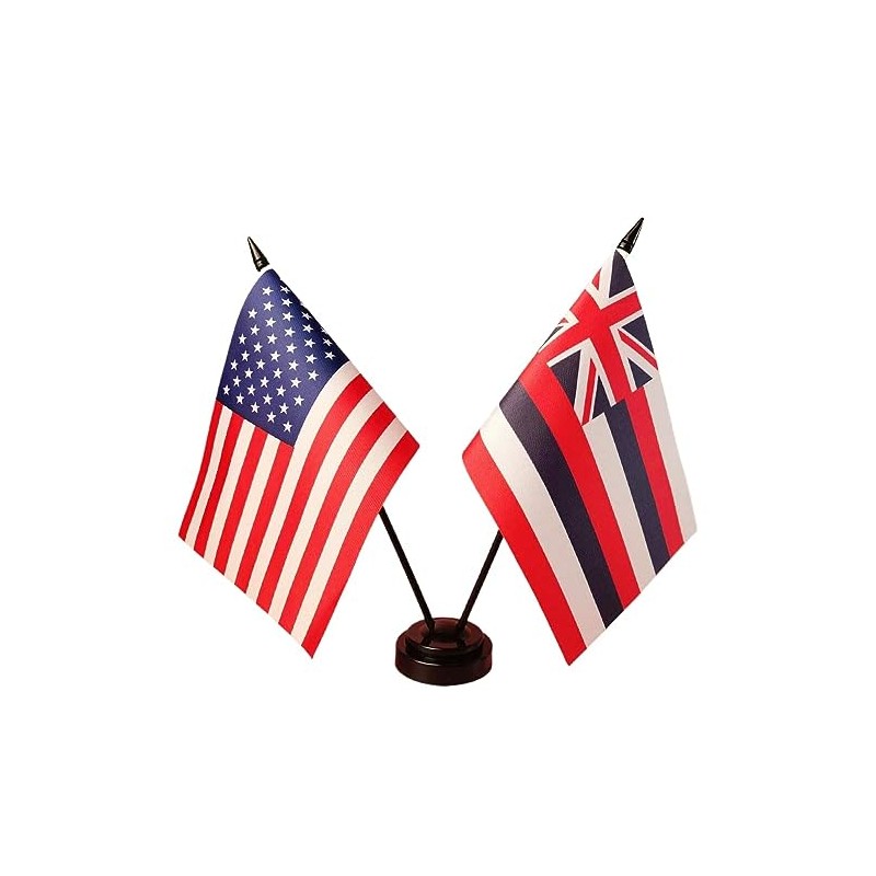 Zigvert 8 Pack Miniature Two Hole Flag Stand Base, Twin