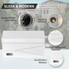 Ydocabinit Wall Mount Mailbox, Large Capacity Mailbox for House, Visibility