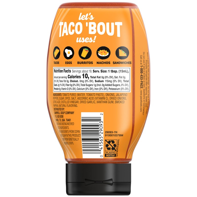 Pace Classic Taco Signature Sauce, 10.8 oz (8 Pack)