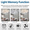 Dalouguan Modern Ceiling Fan with Lights Remote Control, 32" White