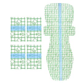 Female Waterproof Private Patch,Skin Friendly Panty Liner Prevent Dirt - Lightweight Secure Bath Stickers for Women Mom Daughter Beach Water Activities