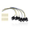 Hihaha 6Pcs Fuel Injector Wiring Harness for Nissan Frontier 2000-2002