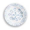 GMUNDNER KERAMIK Manufaktur 0102TSCU20 Blaugeflammt Cup Soup Plate, Diameter 20