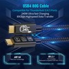 USB4 Cable, with Thunderbolt 5 Cable, 240 W Charging Cable,