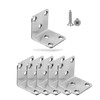 Regipro b L-Shaped Bracket, Shelf Bracket, Stainless Steel, Screws Included,