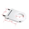 atvutvparts Universal Aluminum Chrome Street Rod 2 Inch Steering Column