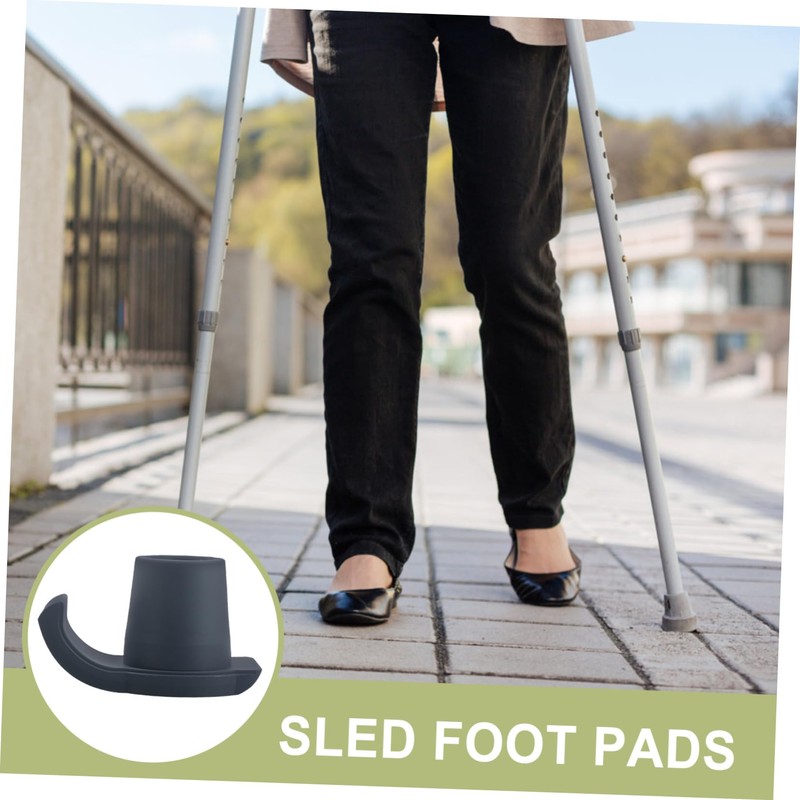 BIUDECO 2 Pack Walker Glides Heavy Duty Replacement Foot Pads