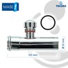 Extension Tube 125 mm with Pipe Aerator for Siphon Odour