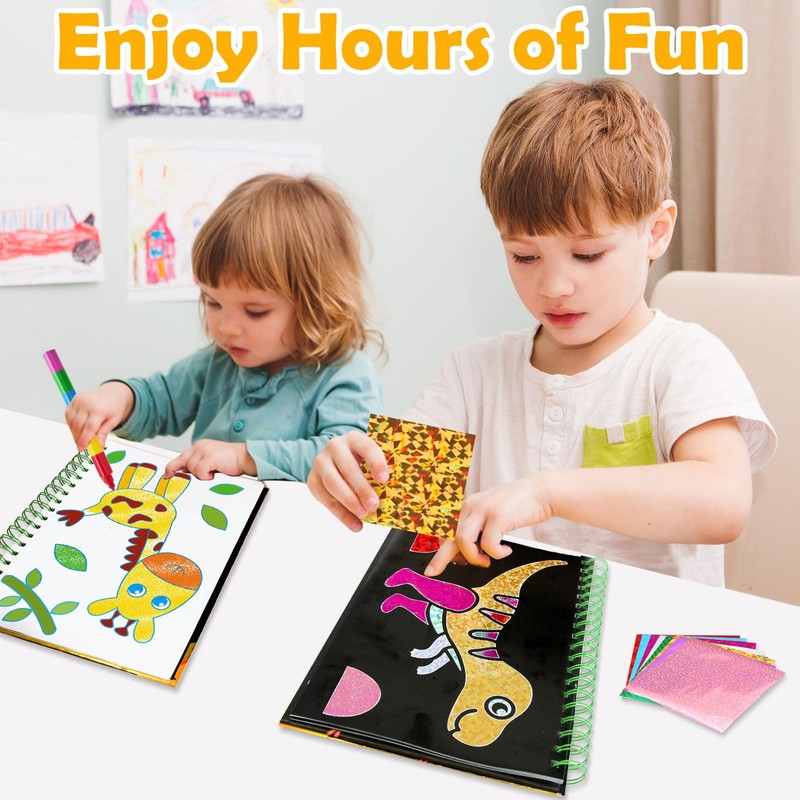 FUNNYB&G Foil Art Kids Arts & Craft Activity: Creative Travel