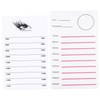 Baluue 2pcs Lash Extension Pallet Professional Eyelash Display Plates for