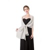 olyrjie - Bufandas de gasa suave para vestidos de noche,