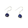 Art Gecko Blue Oval LAPIS LAZULI Sterling Silver Gemstone Earrings