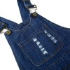 KIDSCOOL SPACE Girls Classic Big Bib Ripped Holes Jeans Overalls