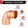 EFIELD 2" C X C Short Radius Copper 90 Degree