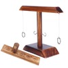 Throwing Game Set Wooden Hook Shot Toy Interactive Games for